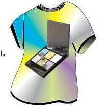 Eye Shadow Case T-Shirt Lapel Pin