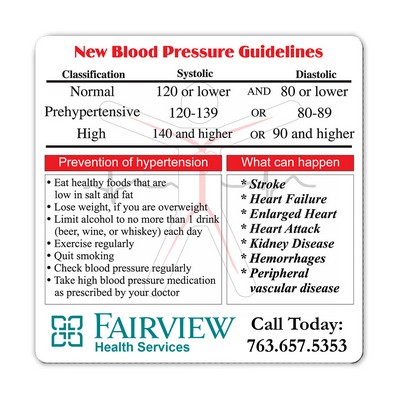 Health & Safety Blood Pressure Magnet