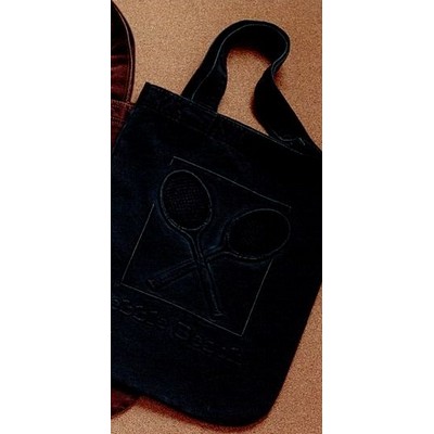 Embossed Medium Canvas Tote Bag