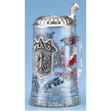 Poland Glass Stein Mug