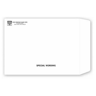 White Mailing Envelope (Open End)