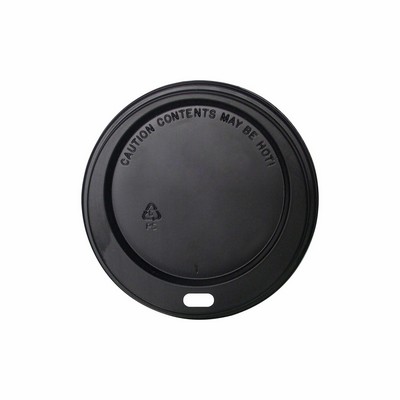 Black Dome Sip-Thru Lids (For 8 Oz. Compostable Paper Hot Cups)