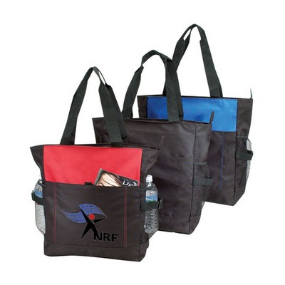 Deluxe Zipper Tote Bag (18"x15½"x4½")