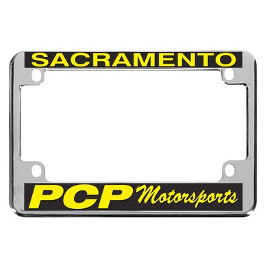 Motorcycle Metal - Die Cast Raised Copy License Plate Frame