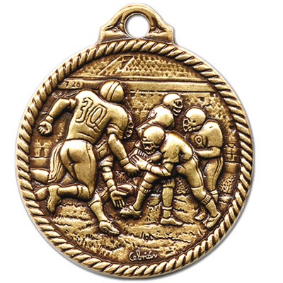 Stock Heritage Line Event Medal Football