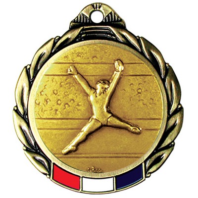 Stock RWB Regency Medal (Gymnastics Female) 2 3/4"