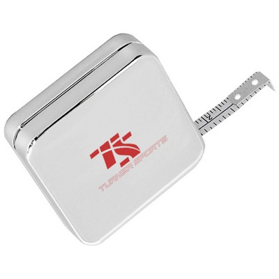 Silver Mini Square Tape Measure