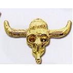 Stock Western Motifs Lapel Pins (Cow Skull)