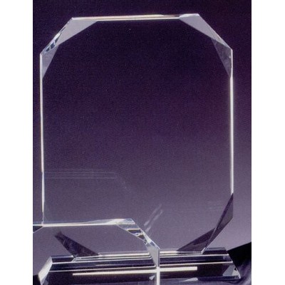 Magic Optical Crystal Large Octagon Upright Billboard Award