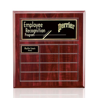 Antwerp Perpetual Plaque - Cherry Finish 12 Plate