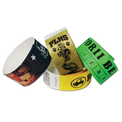 Custom Printed Mixed Color Tyvek Wristband (1")