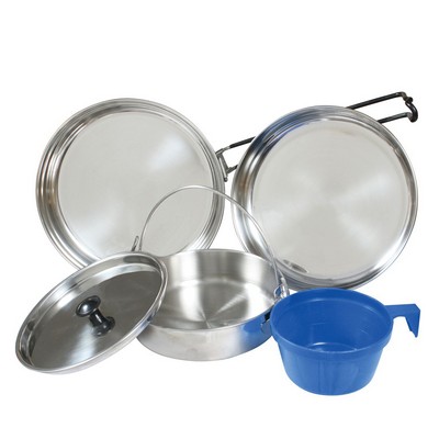 Stainless Steel 5-Piece Mess Kit