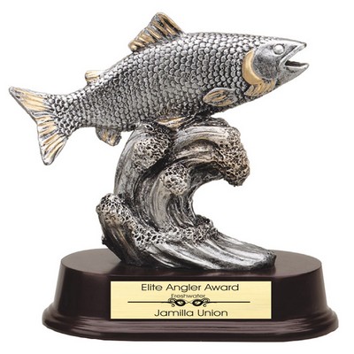 Resin Sculpture Award w/ Base (Fish)