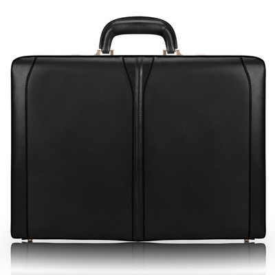 TURNER | 4.5" Black Leather Attaché | McKleinUSA