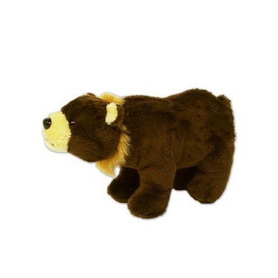 Custom Plush Standing Grizzly Bear