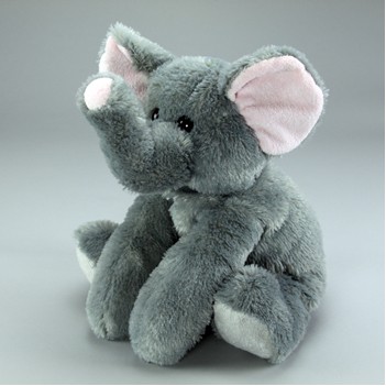 Derby Jr. Snuggle Ups Posable Elephant Stuffed Animal