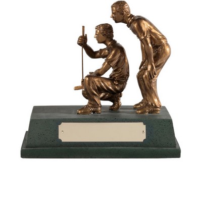 Antique Gold Small Partner Golf Award