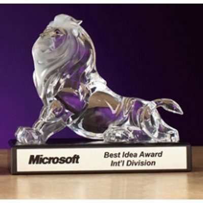 7" Acrylic Lion Award