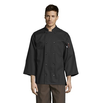 Black 3/4 Sleeve Chef Coat