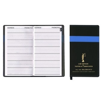 Joliett Series Soft Cover 2 Tone Vinyl Address Book