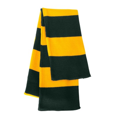 Rugby Knit Scarf - Blank