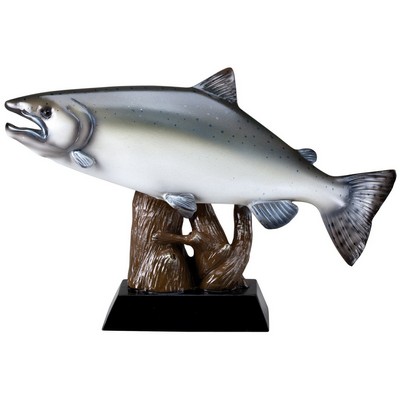 Resin Salmon Sculpture - 9 1/2" x 6 1/2"