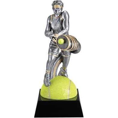 8" Male Tennis Motion Xtreme Resin Trophy