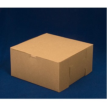 Lock Corner Kraft Cake Bakery Box (14"x14"x6")