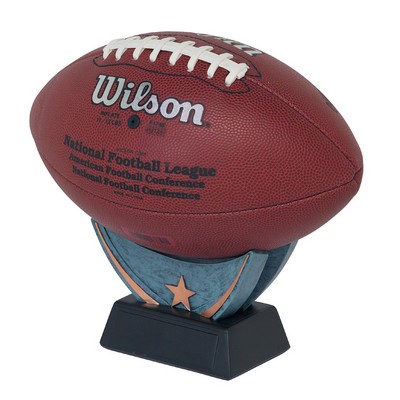 Game Ball Display Holder - Resin - 4" x 4-3/8"