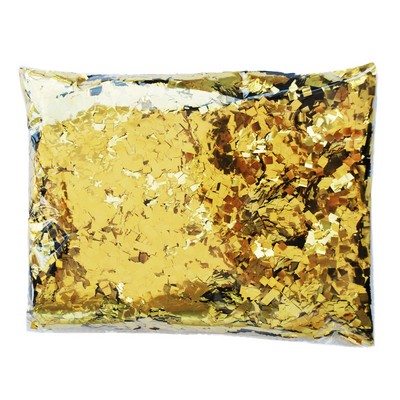 Golden Flame Retardant Square Confetti