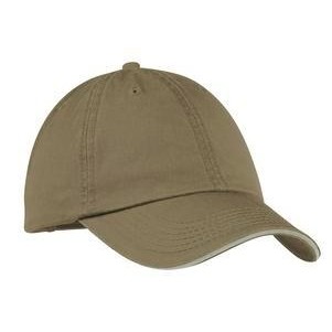 Washed Twill Sandwich Bill Cap