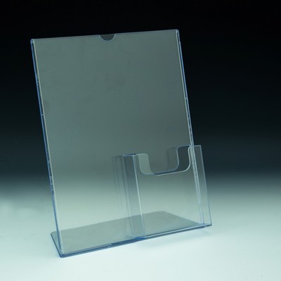 TRU-VU® Combo Sign Holder & Brochure Pocket