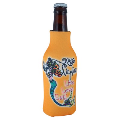 FoamZone Zippered Bottle Cooler with Full Color Sublimation by RealColor360