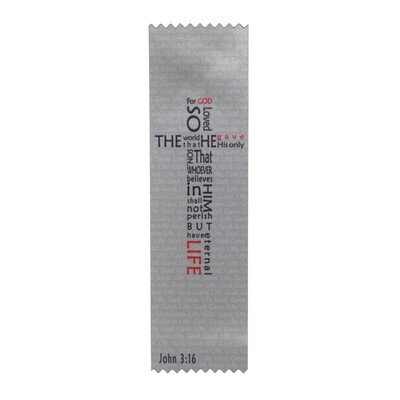 John 3:16 Bookmark Ribbon