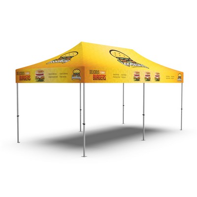 10'x20' Pro Grade Aluminum Pop Up Canopy w/600 Denier Polyester