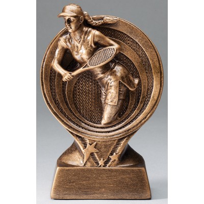 Tennis, Female - Saturn Resins - 6" Tall