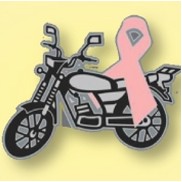 Motorcycle & Awareness Ribbon Lapel Pins