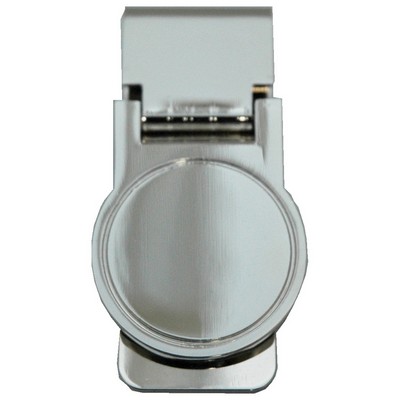 Round Chrome Money Clip