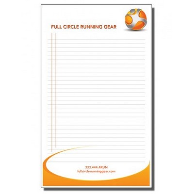 Full-Color Notepads - 100 Sheets (8 1/2" x 14")