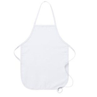 XL No Pocket Child Bib Apron - Made in USA