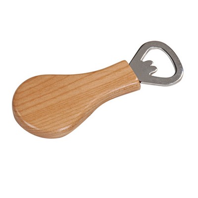 Magnetic Pear Shaped Bottle Opener (Maple)