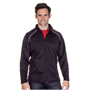 Men's Bonded Fleece Jacket w/Contrast Piping (Union Made)