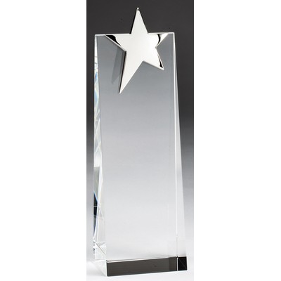 Sparkling Heights Crystal Star Tower Award - 9'' h