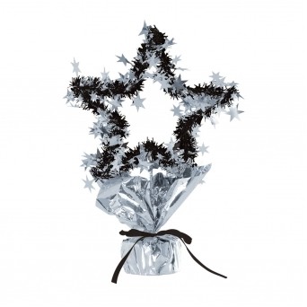 11 1/2" Silver Star Gleam'n Shape Centerpiece