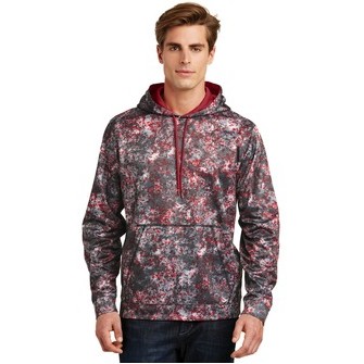 Sport-Tek® Men's Sport-Wick® Mineral Freeze Fleece Hooded Pullover Shirt