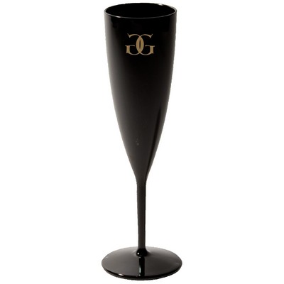 6 Oz. Black Champagne Flute