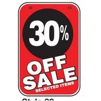 Stock Swing Sign (30% Off Sale - Double Sided Kit)