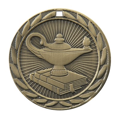 Medal, "Knowledge" FE Iron - 2" Dia.