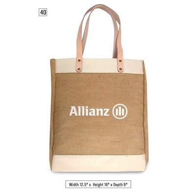 Jute Carry Burlap Bag