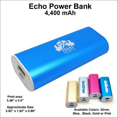 Echo Power Bank 4400 mAh - Blue